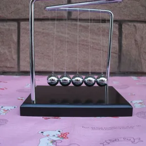 Z-shaped metal frame Newton cradle balance balls desk office toy decoration gift.