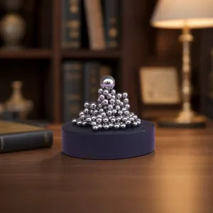 Creative Metal Magnetic Balls Desk Toy DIY Assembled Sculpture Stress Relief Fidget Toy Home Decor Ornament