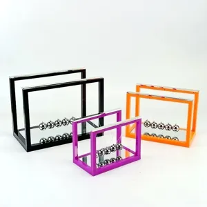 Newton cradle balance balls metal physics science desk toy office home decor ornament display
