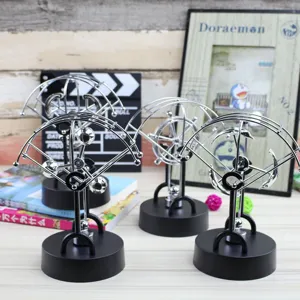Umbrella perpetual motion celestial globe metal science desk toy decor ornaments