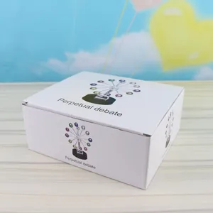Perpetual motion desk toy office decor kinetic art sculpture packaging box display item