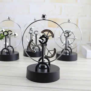 Ewige Bewegung Schreibtischspielzeug magnetisches Himmelskörper Deko-Ornament für Büro.