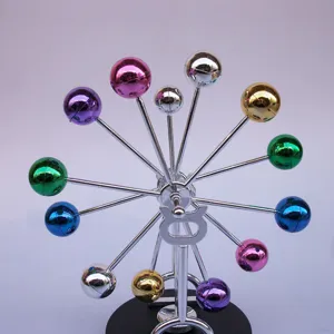 Ferris wheel perpetual motion kinetic desk toy, creative metal office home decor ornament