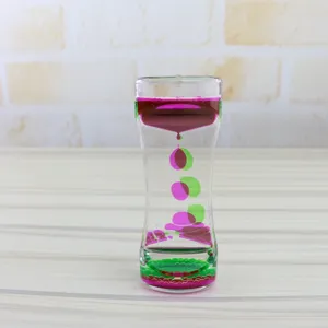 Clessidra a olio liquido giocattolo sensoriale antistress decorazione per scrivania