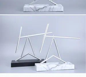 Creativa metal equilibrio péndulo cinética arte escultura escritorio hogar oficina regalo
