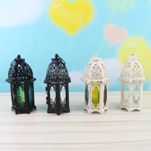 Portacandele in ferro battuto vintage stile nordico decorazione matrimonio casa