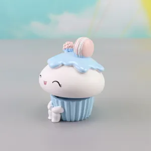 Suedliche Harz Torte Figur Auto Wackelkopf Kreative Heimdekoration Geschenk Detail