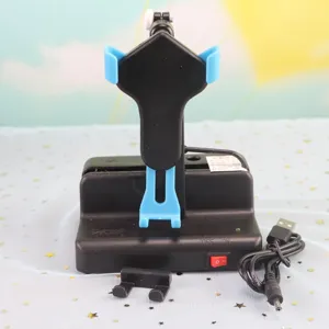 Automatic phone rocker device for step counting, plastic swing stand with USB cable.