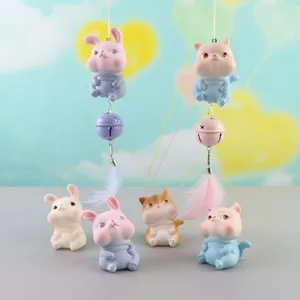 Creative Cartoon Animal Figurine Resin Ornament Cute Desktop Cake Decoration Unique Student Gift Home Decoration