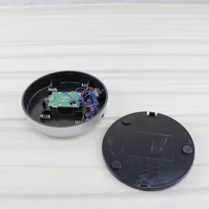 Στρογγυλή βάση φωτός LED 9cm εσωτερική δομή κρυστάλλινη οθόνη βάσης λάμπας μέρος