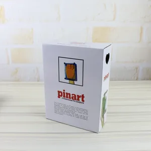 Detailed view of the 3D pin art toy packaging box, showing creative sculpture design and pin details.
