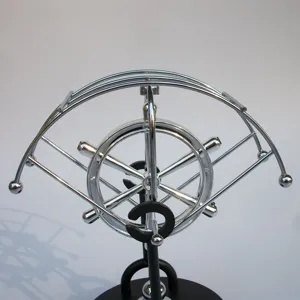 Large umbrella perpetual motion desk toy, metal science ornament and home decor pendulum.