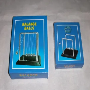 Cuna de Newton de metal física ciencia escritorio decoración caja de regalo juego