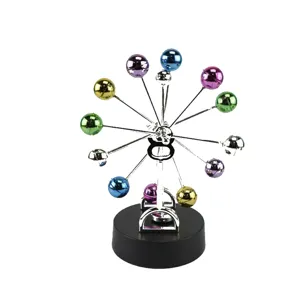 Ferris wheel perpetual motion desk toy, creative magnetic kinetic art office home decor.