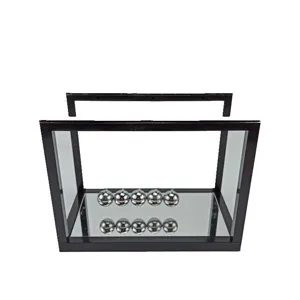 Newton cradle balance balls with mirror base desktop physics toy stress relief metal balls