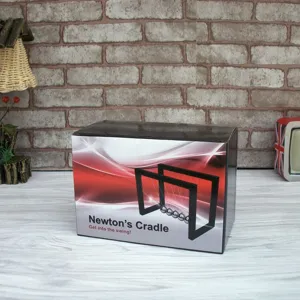 Acrylic Newton's Cradle balance balls desk toy, physics science toy office decor gift.