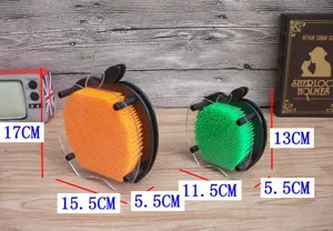 Appelvormige 3D pin art speelgoed kloon handafdruk plastic naalden sculptuur creatief