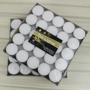 White tea light candles 50 pack unscented soy wax tea lights for wedding party home decor