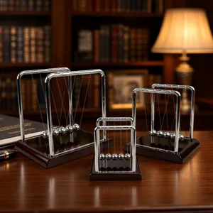 Newton Wiege Kugelspiel Kunststoff Metall Physik Wissenschaft Schreibtisch Spielzeug Kreative Heim Büro Dekoration Ornament Geschenk