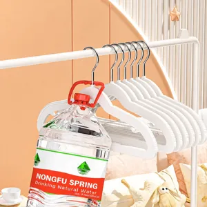 Children anti-slip plastic clothes hangers baby infant garments drying rack 32cm