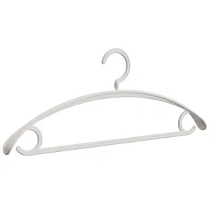 Plastic Seamless Wide Shoulder Clothes Hangers Heavy Duty Anti Slip Coat Hangers Adult Wardrobe Closet Storage Rack