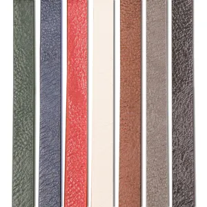 Cordons en cuir PU uniscolores 120x1cm presentation pour bracelets colliers DIY accessoires