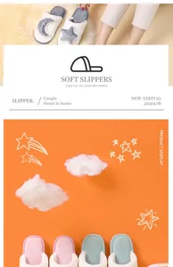 Cozy plush house slippers for women and men, warm non-slip soft sole winter home footwear.