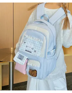 Süßer College-Rucksack für Mädchen, ästhetische Dopamin-Schultasche für Studenten