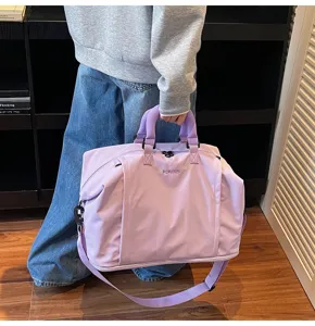 Grand sac de voyage imperméable léger fourre-tout pour femme court séjour week-end
