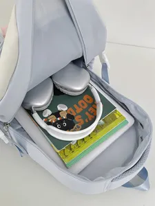 Süßer koreanischer College-Rucksack für Mädchen, leichter Studenten-Schulranzen und Tagesrucksack.