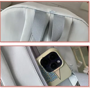 Japanischer Stil süßer Schleifen Rucksack Detail lässige tägliche Schultasche für Schüler