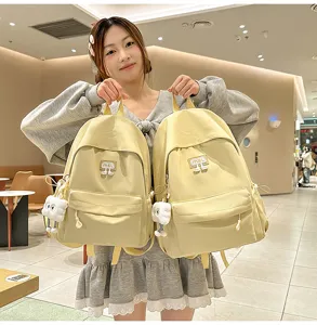 Modischer frischer Freizeit Rucksack fuer Teenager Maedchen, grosser Kapazitaet Schultasche.