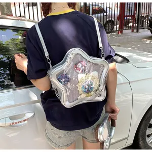 Japanese cute star ita bag sweet cool hot girl mini backpack versatile crossbody bag