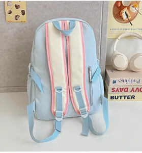 Süßer farbiger Schulrucksack für Kinder und Grundschüler mit praktischen Fächern.