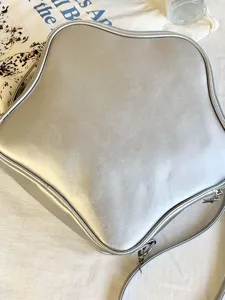 Silver star shaped crossbody bag cute anime ita bag for women fashion shoulder bag