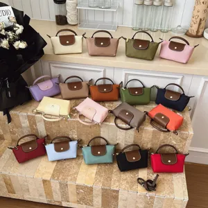 Kleine Nylon Dumpling Handtasche Mode Vielseitige Schulter Umhängetasche fur Damen