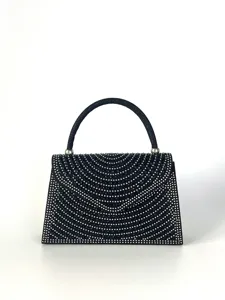 Damen Mode Glitzer Strass Abendtasche Elegant Bankett Clutch Handtasche Urban Minimalistisch Kette Schulter Umschlag Handtasche Für Party