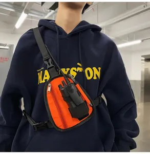 Borsa da petto tattica funzionale streetwear utility rig per attivita all aperto