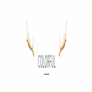 Cuernos de ciervo de Navidad dorados colgante de árbol detalle diseño festivo elegante
