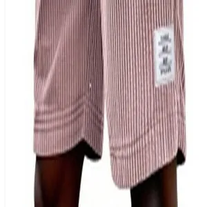 Herren Kord gestreifte Shorts lässig lose Mode Trend Streetwear Sommer Bekleidung