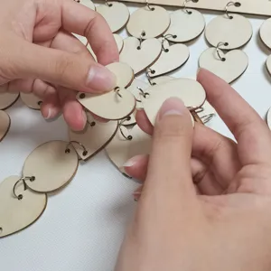 Holz Kalender Hängeschilder DIY Geburtstag Brett Holzteile Anhänger Handwerk Party Dekor