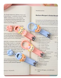 Süßer Cartoon Bär Nagelknipser Detailansicht, tragbares kawaii Maniküre Werkzeug mit Anhänger.