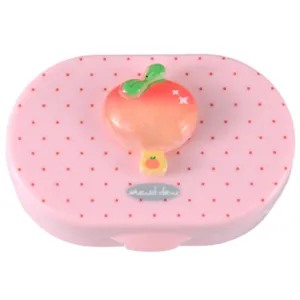 Schattige Cartoon Ijslolly Contactlenshouder Draagbare Mini Reis Spiegel Verzorgingsdoos Met Stippen Hars Decoratie Accessoires Voor Dames