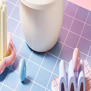 White plastic washbasin detail view, smooth surface design, ideal for student dorm daily use.