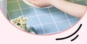 Detail view of a portable plastic washbasin in fresh dopamine style for daily dorm use.
