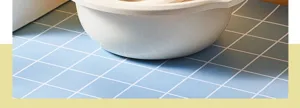 Plastic wash basin detail shot, white minimalist design for daily home cleaning use.