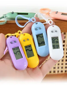Candy color mini electronic timer portable compact hanging counter digital display device