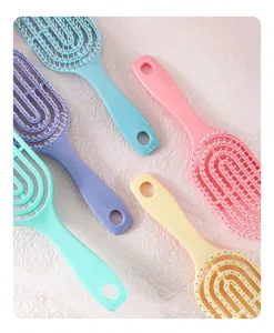 Gebogenes Haarbürsten Set, schnell trocknende Entwirrungsbürste für tägliches Styling.