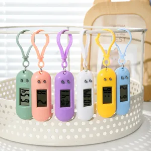 Colorful mini electronic hanging clock portable cute candy color digital timer for daily use