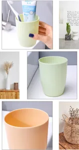 Simple fashion plastic toothbrush cup mouthwash cup for couple bathroom daily wash use